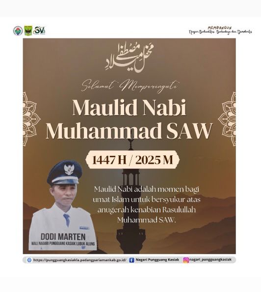 MAULID NABI MUHAMMAD SAW 1447 H / 2025 M
